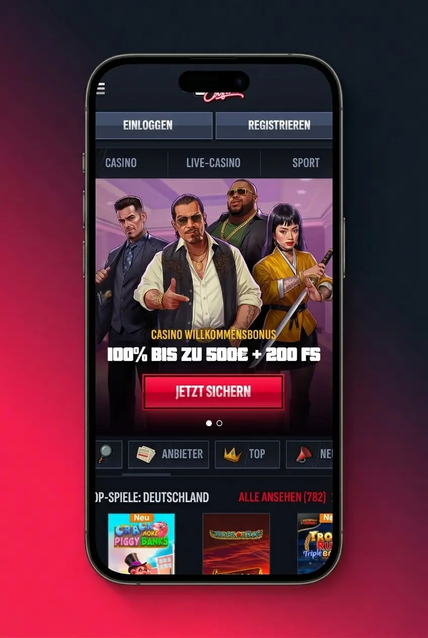 Mafia Casino App Bonuscode aktivieren – Schritte auf iOS und Android für 100% Bonus bis 500 EUR