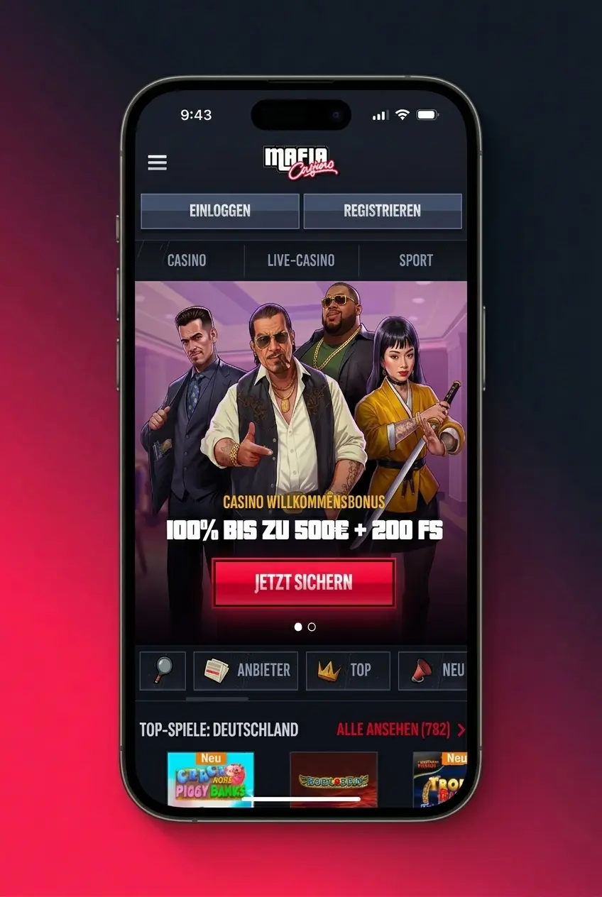 Mafia Casino App Bonuscode aktivieren – Schritt-für-Schritt-Anleitung auf Smartphone