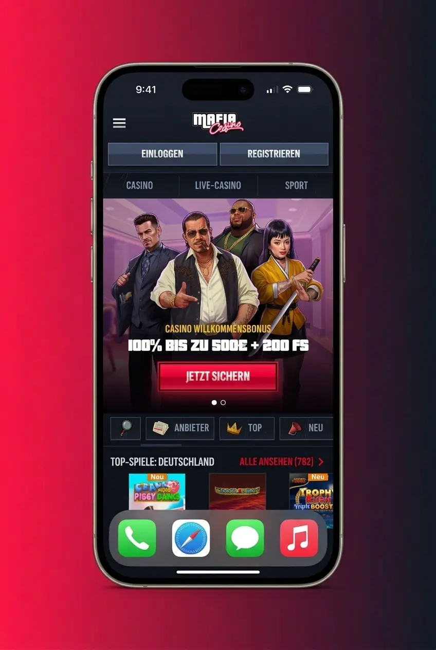 Mafia Casino iOS App als PWA auf iPhone oder iPad installieren – Schritt-für-Schritt Anleitung